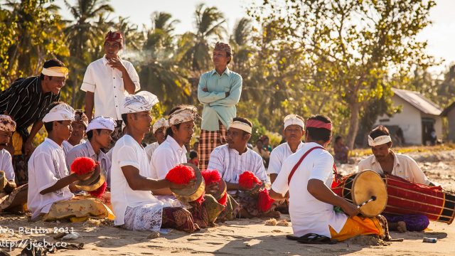 Hindu Festival at Sekotong, South Lombok, Indonesia